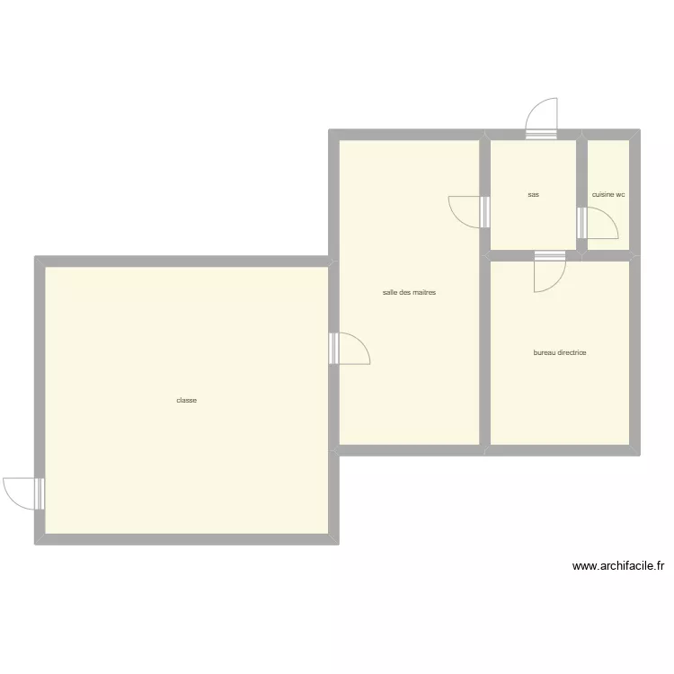 ECOLE PRIMAIRE CRETEIL. Plan de 