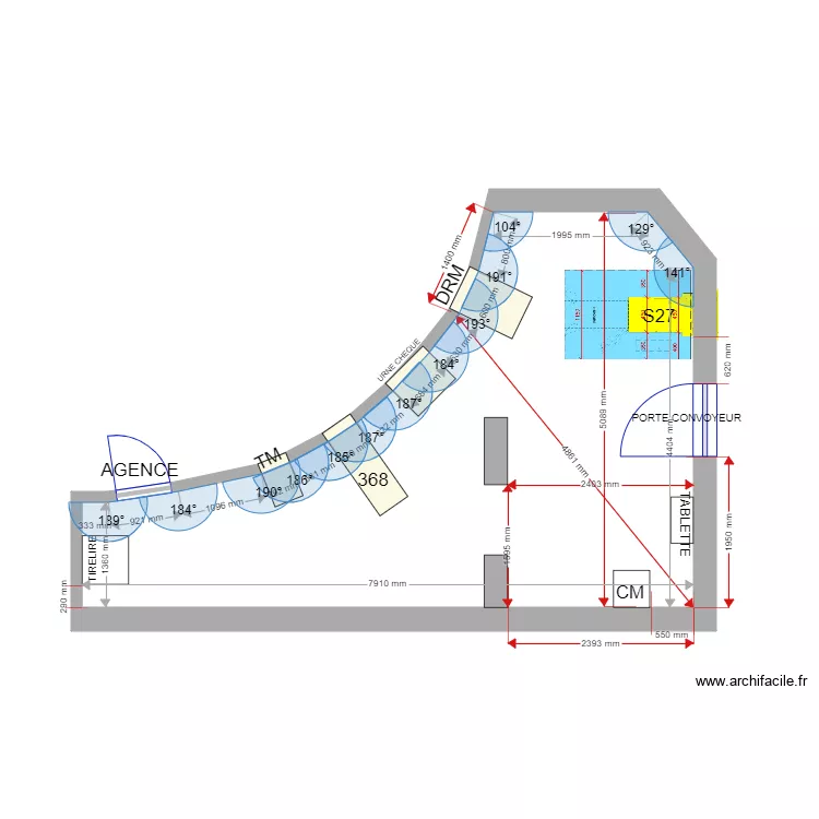 PLAN DE MASSE PROJET LUPINO S27. Plan de 