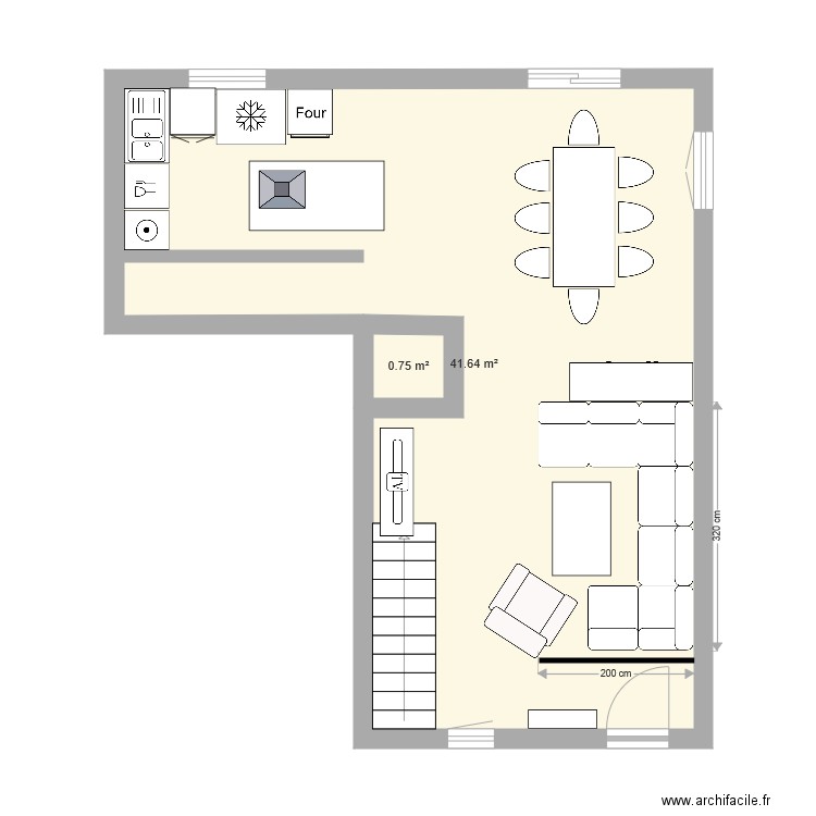 Plan maison cornaline version M. Plan de 0 pièce et 0 m2