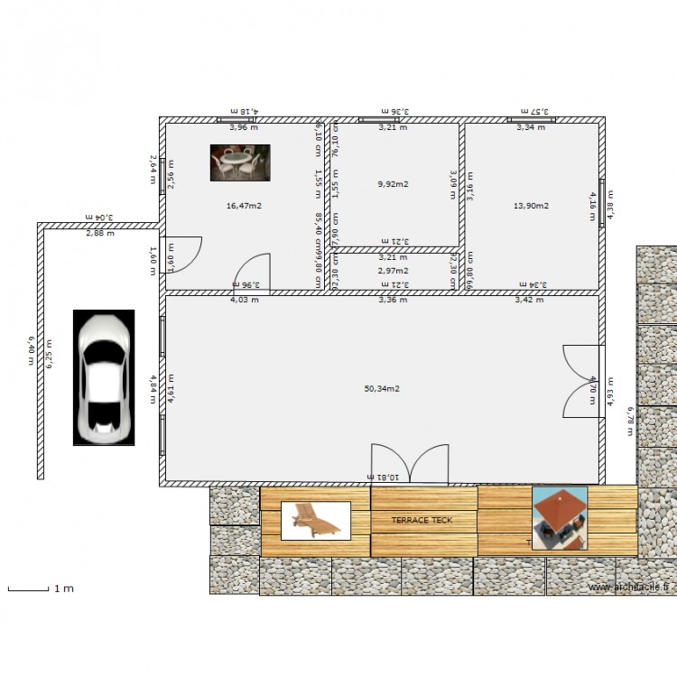 ground floor holidays park with parking. Plan de 0 pièce et 0 m2