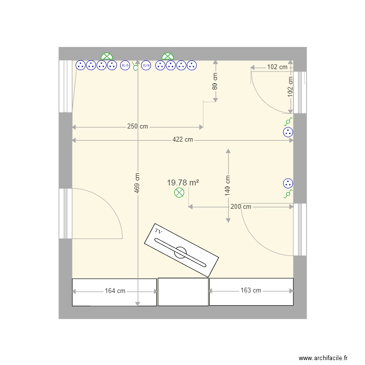 Bureau 3D. Plan de 0 pièce et 0 m2