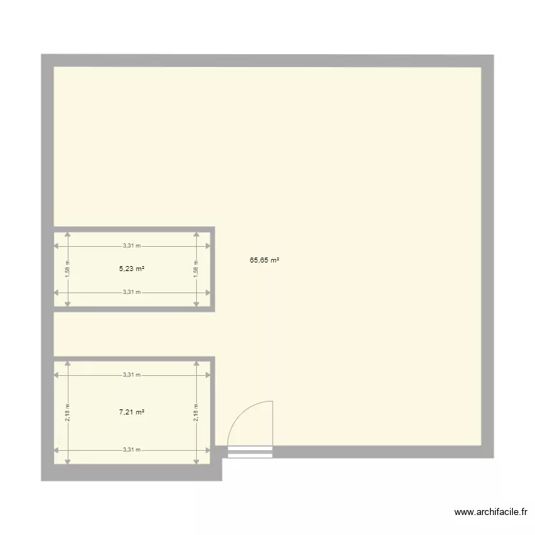 Maison Emanville. Plan de 