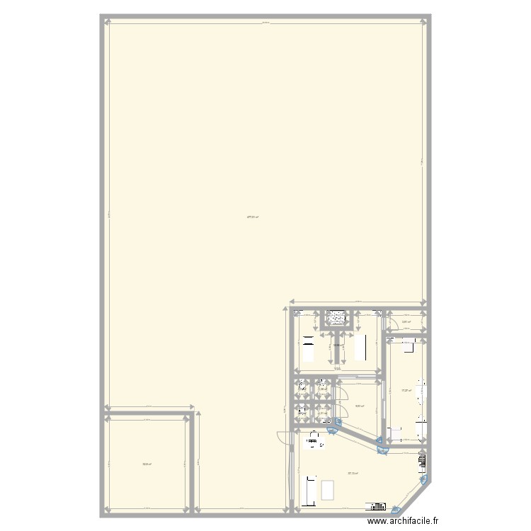 Palace 2. Plan de 12 pièces et 604 m2