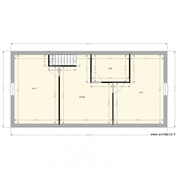 PLAN DE BASE ETAGE. Plan de 0 pièce et 0 m2