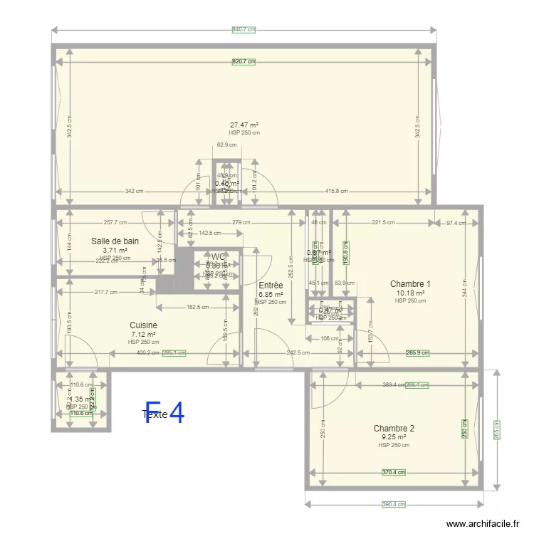 TERRADEX F4. Plan de 