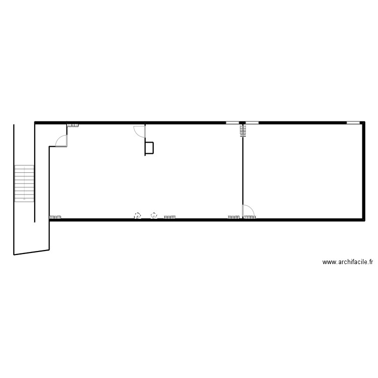 st jb. Plan de 2 pièces et 149 m2