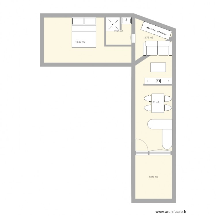 APPART EN BAS CHAPPE. Plan de 0 pièce et 0 m2