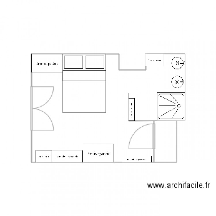 chambre1. Plan de 0 pièce et 0 m2