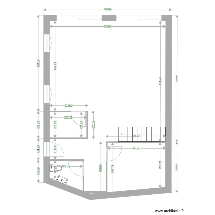 El Gourche. Plan de 0 pièce et 0 m2