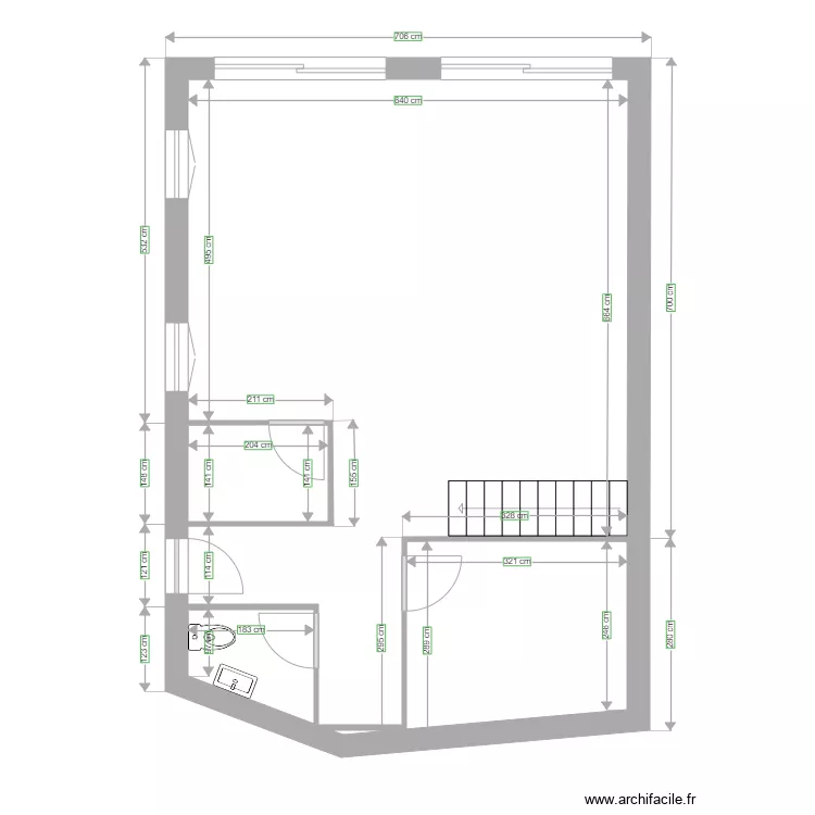 El Gourche. Plan de 