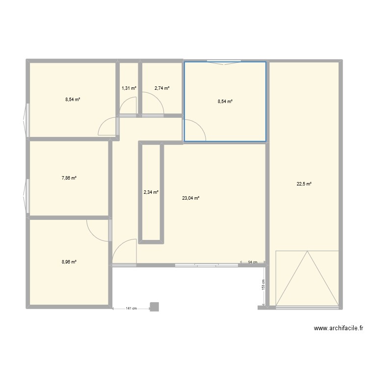 LABADIER EXISTANT. Plan de 0 pièce et 0 m2