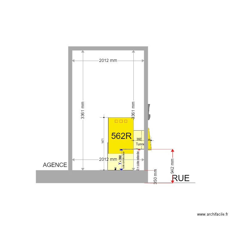 COUPE EXISTANT ALES REPUBLIQUE 562R. Plan de 0 pièce et 0 m2