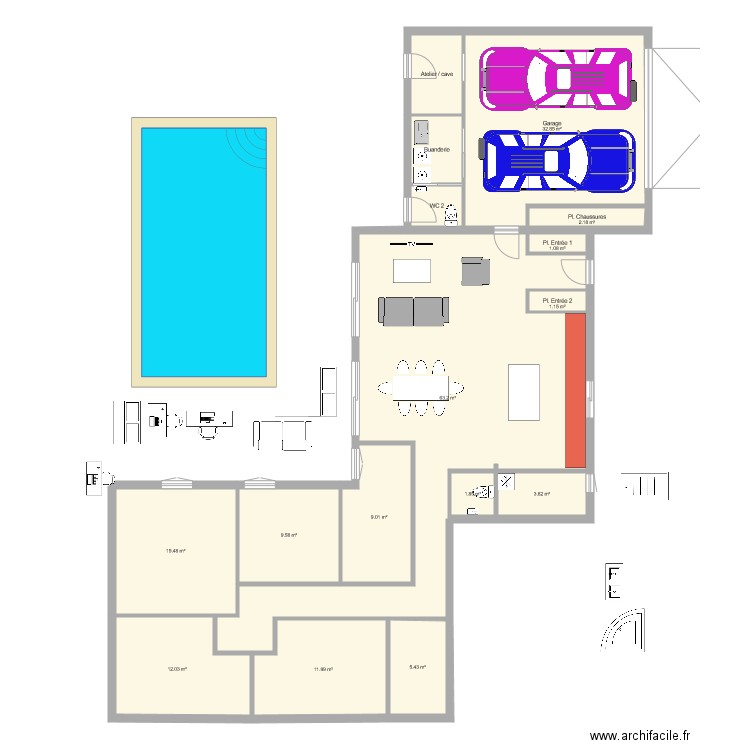 Villa Steph 2. Plan de 0 pièce et 0 m2