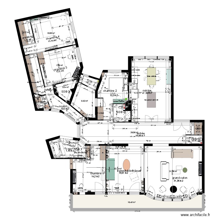 appartement THILLOY PROJET DEFINITIF modifié le 29 05 18. Plan de 0 pièce et 0 m2