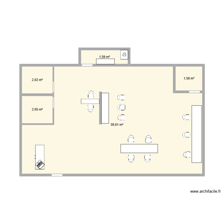 AD BEAUTE. Plan de 0 pièce et 0 m2