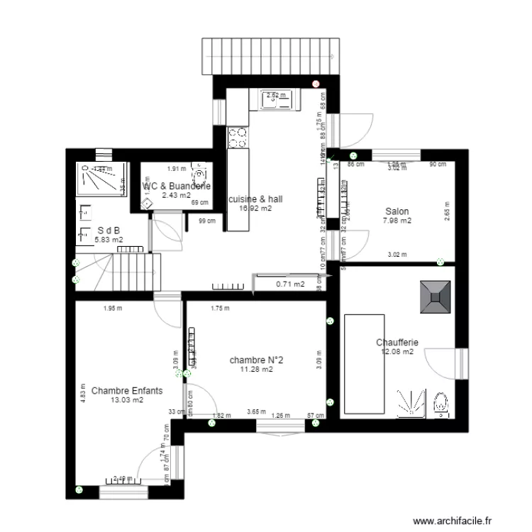 plan appartement. Plan de 