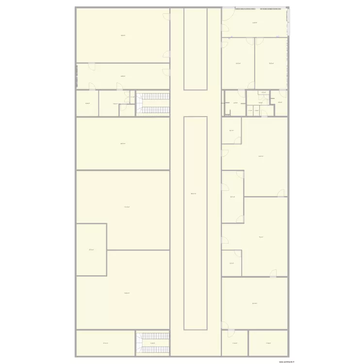 Lyc&eacute;e ss mobilier. Plan de 