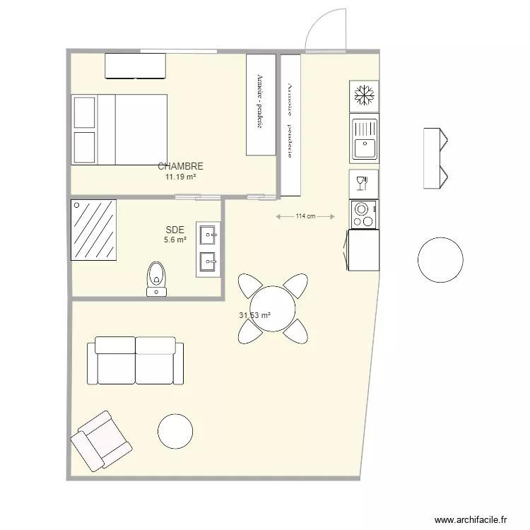 apart maman 1. Plan de 