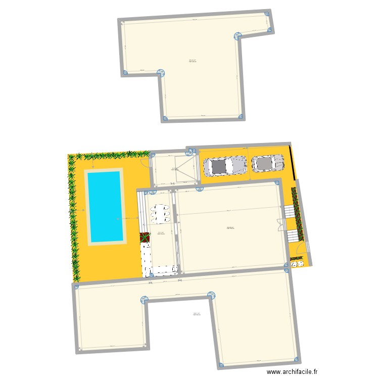 Cadastre_Gouv_taupin_initial_2. Plan de 5 pièces et 327 m2