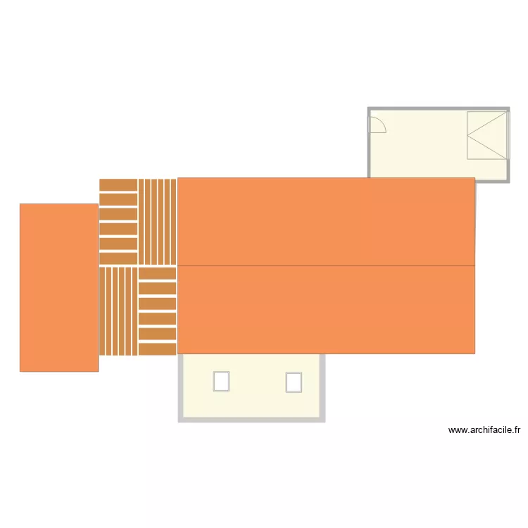 GARAGE ET EXTENSION TOITURE ESPERANZA. Plan de 