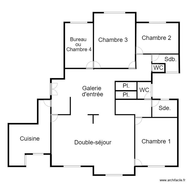 DE SAINT DE SEINE. Plan de 