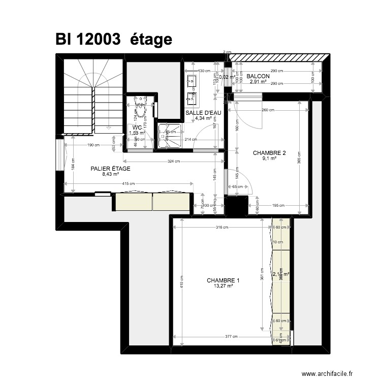 BI 12003. Plan de 0 pièce et 0 m2
