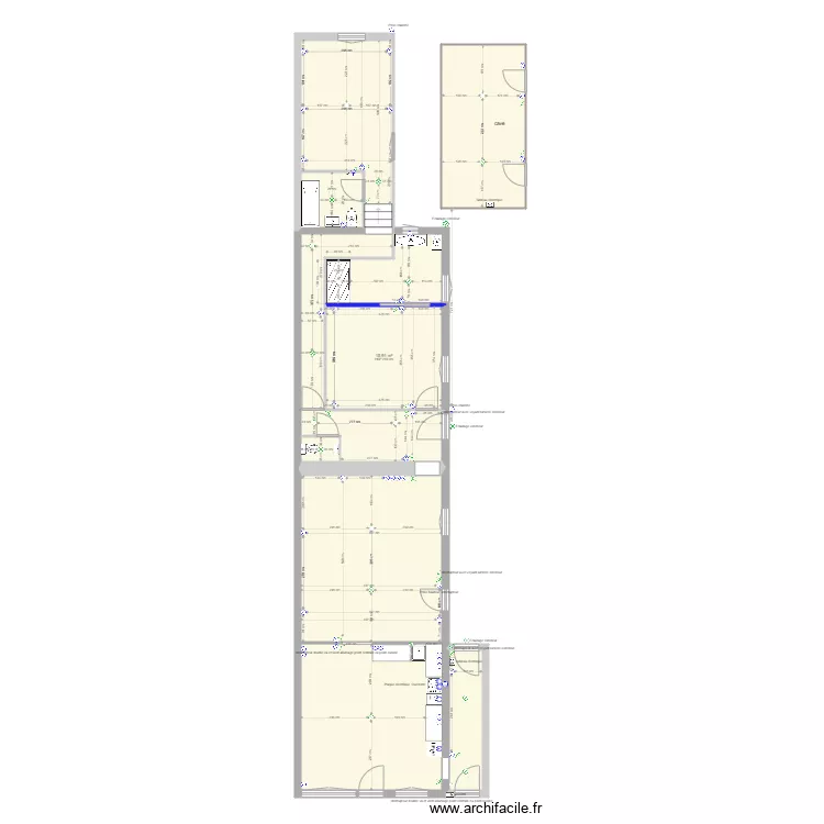 CHAUVOT VALENCAY. Plan de 
