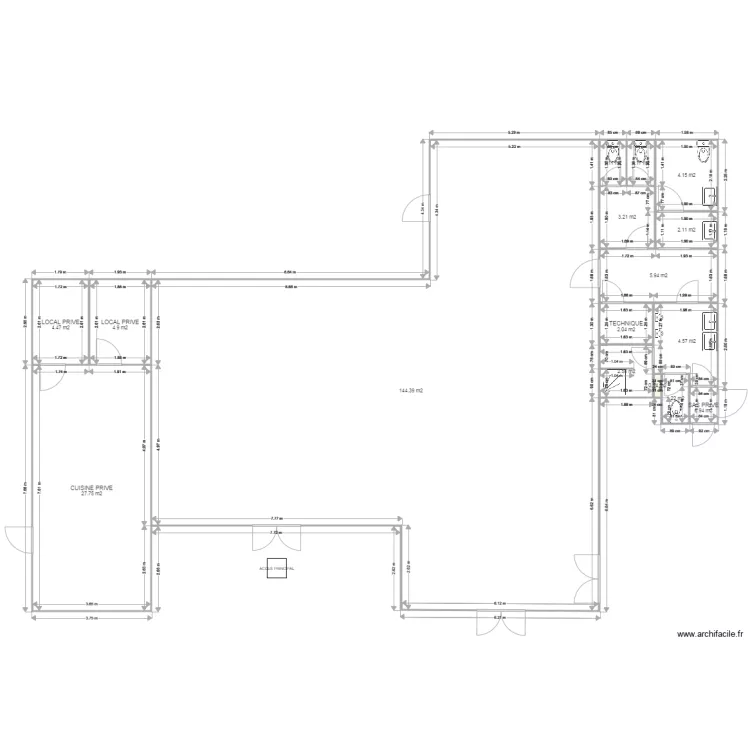 CMCAS SALLE SAINT PIA. Plan de CMCAS SALLE SAINT PIA. Plan de