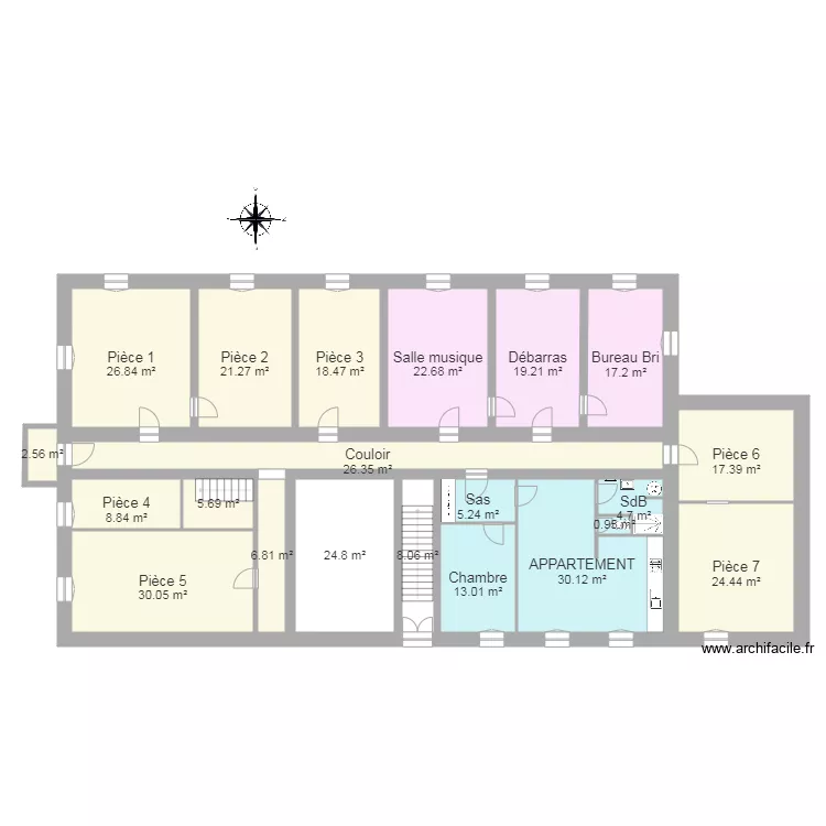 Maison ABC Niveau 3. Plan de 