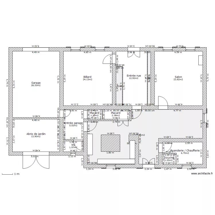 Artigues RdC. Plan de Artigues RdC. Plan de