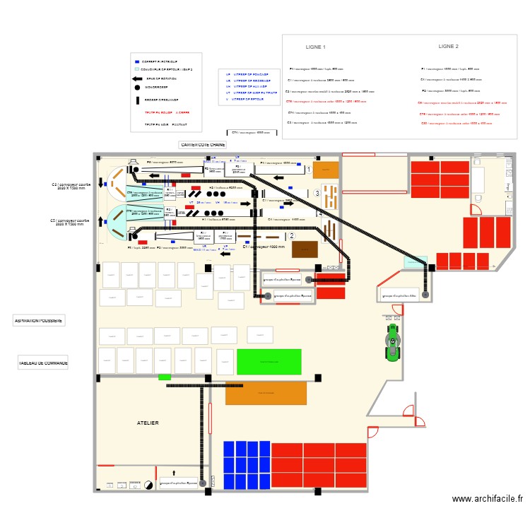 Nouvelle implantation 16/12/2022 V2. Plan de 4 pièces et 683 m2