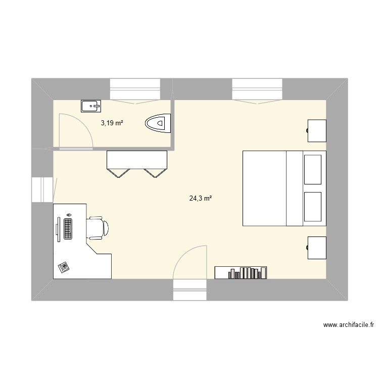 plan penty quellebers. Plan de 0 pièce et 0 m2