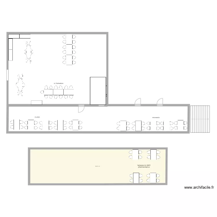 terrasse 1109. Plan de 