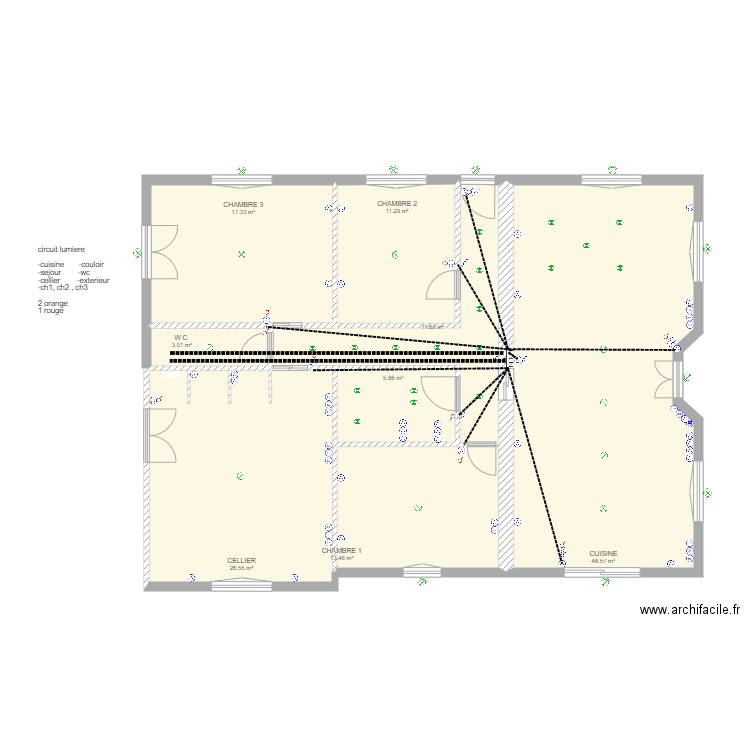 ELECTRICITE bruno. Plan de 0 pièce et 0 m2