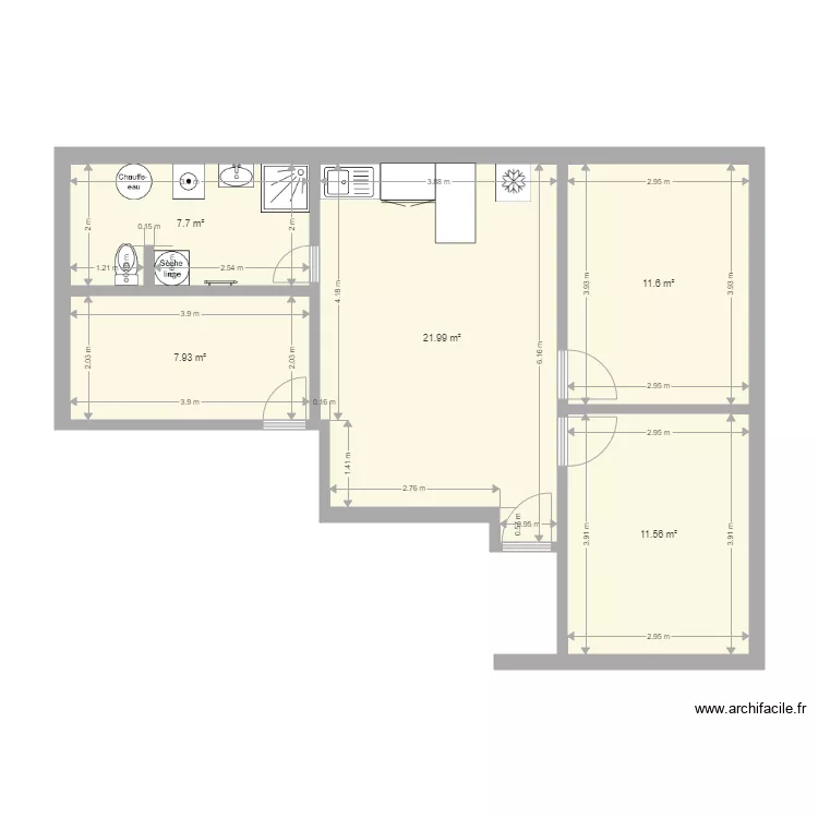 2 Etage Logement à créer 15 05 2016 Version 1. Plan de 2 Etage Logement à créer 15 05 2016 Version 1. Plan de