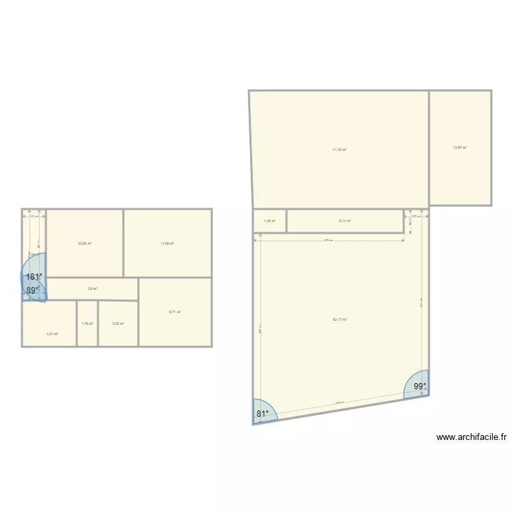 CHAUVEL DPE 1392. Plan de 
