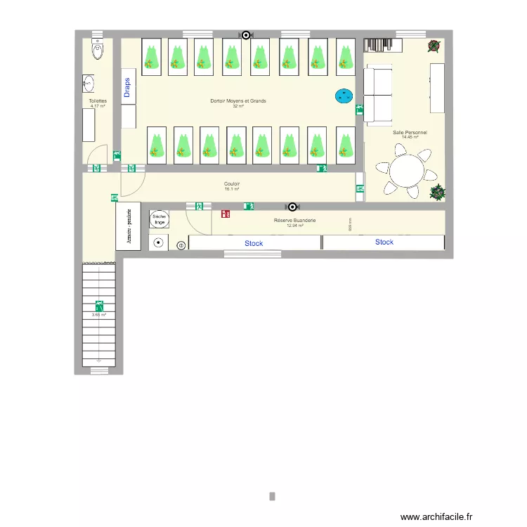 Creche Petit Bambou SAVE 4. Plan de 