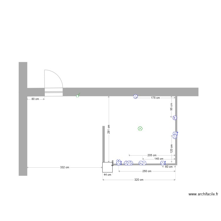 Cuisine. Plan de 0 pièce et 0 m2