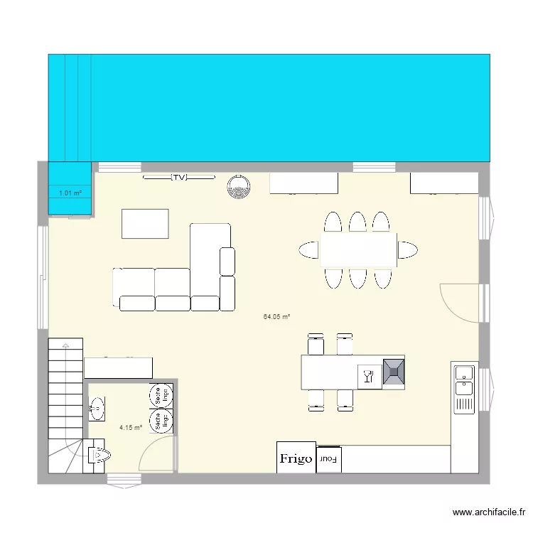 Plan 1 rez de chaussé. Plan de Plan 1 rez de chaussé. Plan de