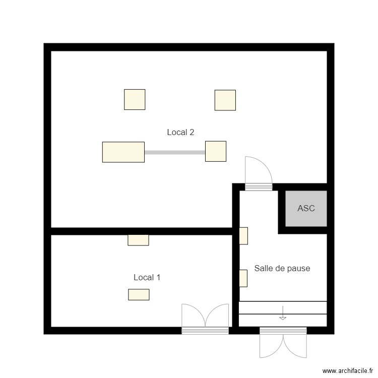 rdc admin . Plan de 0 pièce et 0 m2