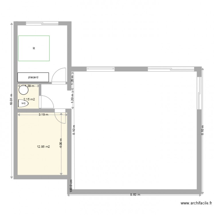 florent2. Plan de 0 pièce et 0 m2