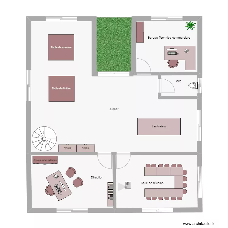 1er &eacute;tage. Plan de 