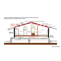 plan coupe courtote ISOLATION PLAFOND avec sur&eacute;l&eacute;vation + 55cm 2 