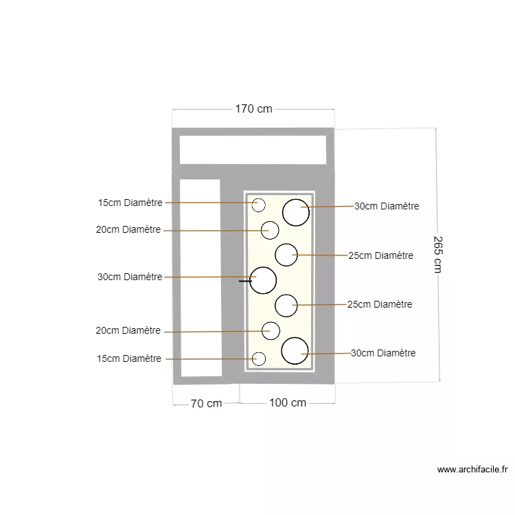 porte entree. Plan de porte entree. Plan de