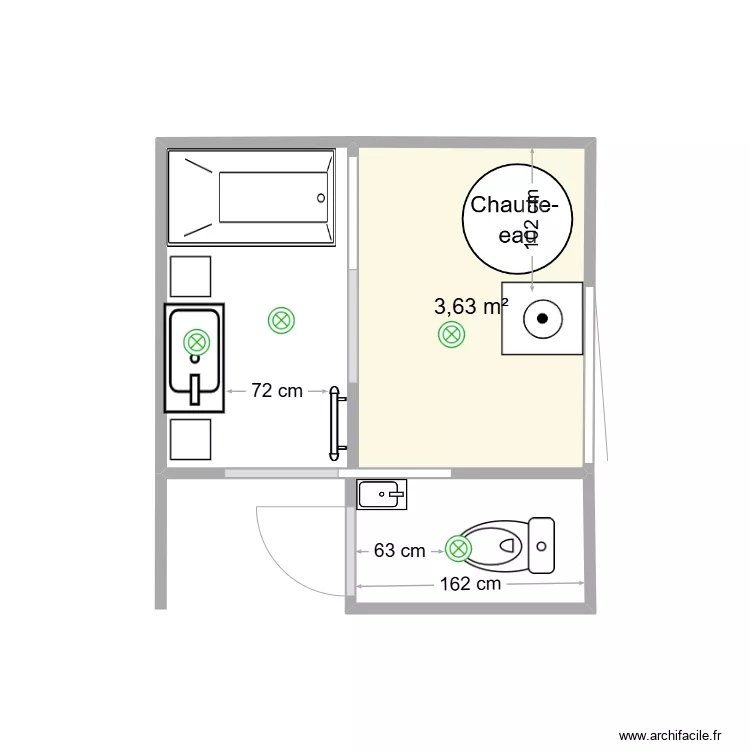 sdb du bas 5 3. Plan de 