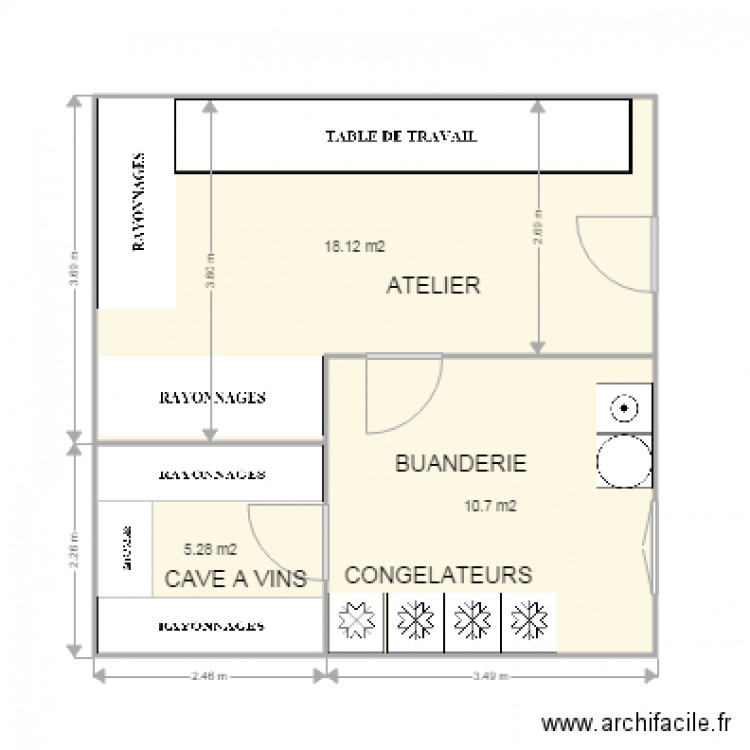 CHALET. Plan de 0 pièce et 0 m2