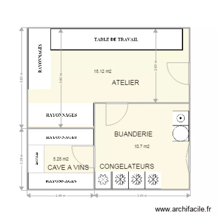 CHALET. Plan de CHALET. Plan de