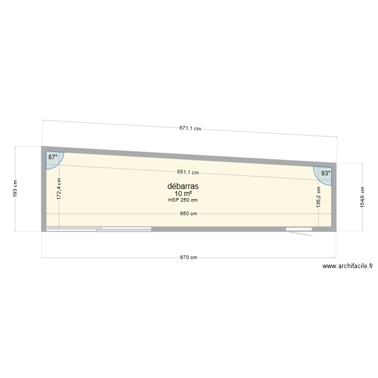 EBAUCHE DEBARRAS VALI. Plan de 0 pièce et 0 m2
