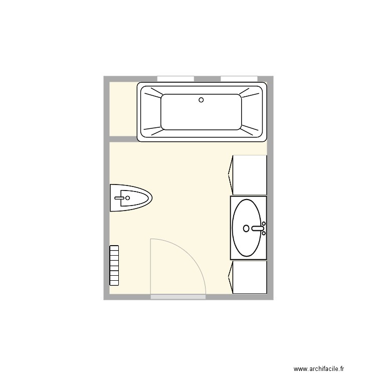 plan gourves irene. Plan de 1 pièce et 5 m2