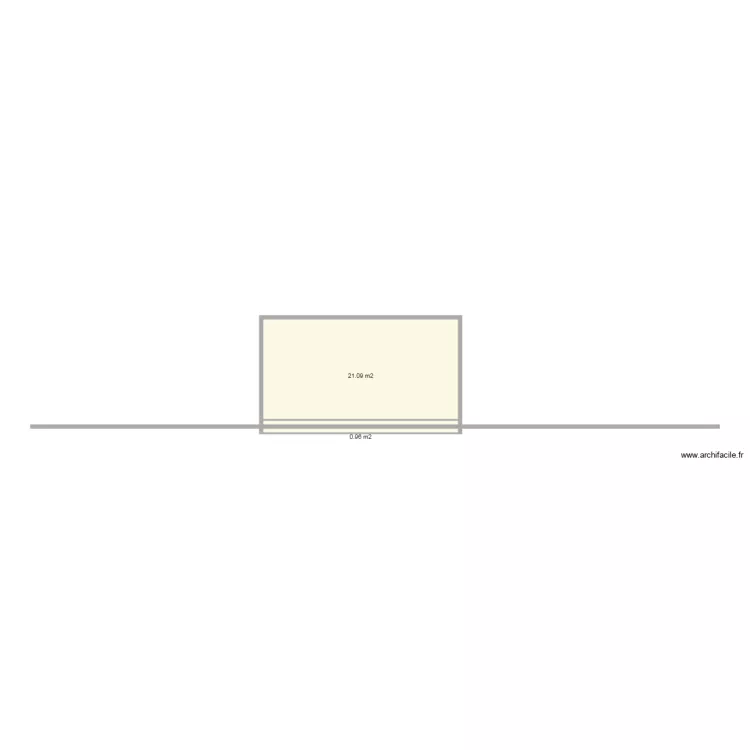 plan de coupe apres travaux. Plan de 